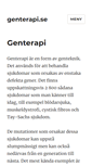 Mobile Screenshot of genterapi.se