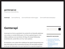 Tablet Screenshot of genterapi.se